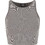 Urban Classics Γυναικείο Καλοκαιρινό Crop Top Ριπ Ανθρακί TB7482-17822