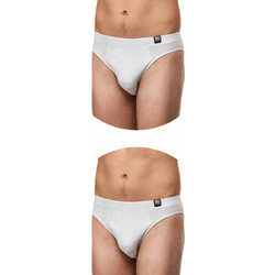 Vamp Ανδρικά Σλιπ Βαμβακερά Λευκά 2Pack 19862-17862-04502