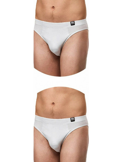 Vamp Ανδρικά Σλιπ Βαμβακερά Λευκά 2Pack 19862-17862-04502