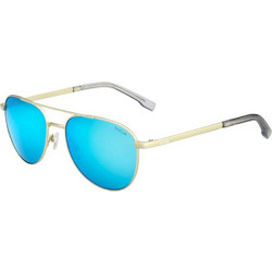 Bolle 12539 Γυαλιά Ηλίου Aviator Μεταλλικά Ασημί με Μπλε Φακό