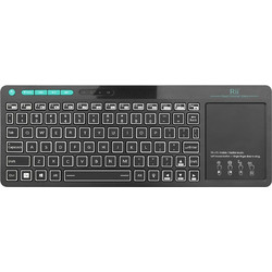 Riitek Mini K18S Black Ασύρματο Πληκτρολόγιο με TouchPad
