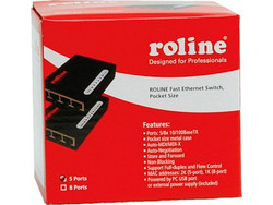 Roline 21.14.3133 Unmanaged L2 Switch με 5 Θύρες Ethernet 100Mbps
