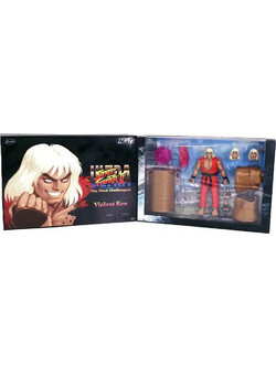 Jada Ultra Street Fighter II The Final Challengers Violent Ken Φιγούρα Δράσης για 13+ Ετών 15cm