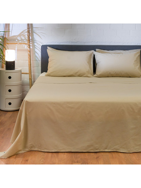 Naf Naf Σετ Σεντόνια Μονά Βαμβακερά 170x260 Hue Safari Birch