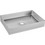Tema Επικαθήμενος Νιπτήρας Μπάνιου Inox 55x38x10cm Ασημί 9812-1