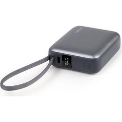 Ttec ReCharger Mini LCD Power Bank 10000mAh 35W με Θύρα USB-C Power Delivery Grey