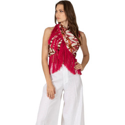AGGEL Γυναικείο Καλοκαιρινό Crop Κρουαζέ Top Εκρού SS41081KF-1060