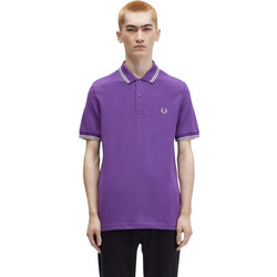 Fred Perry Ανδρική Μπλούζα Polo Κοντομάνικη Μωβ M3600-W95