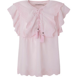 Pepe Jeans Dorotea Γυναικείο Καλοκαιρινό Top Βαμβακερό Ροζ PL304815-325
