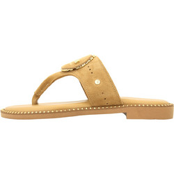 Gianna Kazakou Neuga Γυναικεία Σανδάλια Suede Μπεζ AM21.3007.SA.K