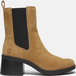 Timberland Bellevaux Γυναικεία Μποτάκια Chelsea Suede Μπεζ με Χοντρό Χαμηλό Τακούνι TB0A424X-ES4