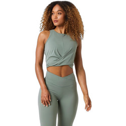 Bjorn Borg Γυναικείο Καλοκαιρινό Crop Top Χακί 10003922-GN081