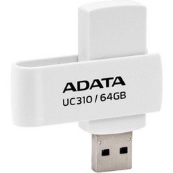 Adata UC310 64GB USB Stick 3.2 Gen 1 με USB-A Λευκό