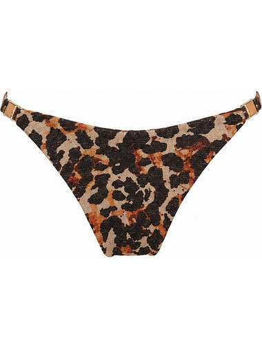 Sugarfree Bikini Slip Animal Print Καφέ 26802119-613