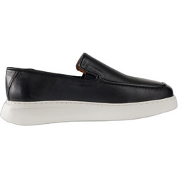 Riviera Ανδρικά Μοκασίνια Loafers Δερμάτινα Μαύρα 2071Α