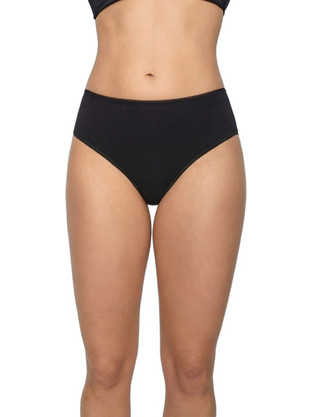 Promise Βαμβακερά Γυναικεία Slip Μαύρα 2Pack PB8322-002