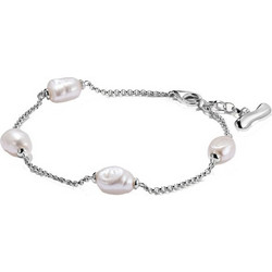 Thomas Sabo Γυναικείο Βραχιόλι Αλυσίδα από Ασήμι 925 με Πέρλα A2189-082-14