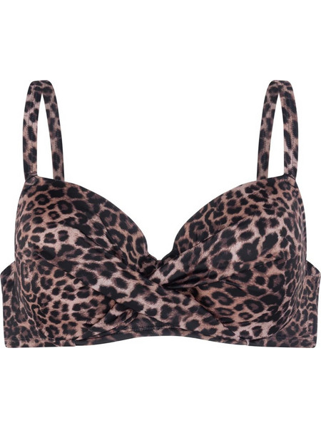 Dorina Bikini Top με Ενίσχυση Animal Print Σοκολατί FXBK0007MI010-PR0018