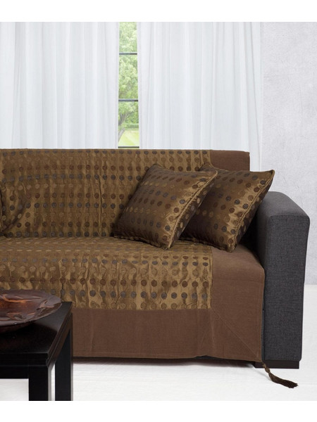 Silk Fashion Σετ Ριχτάρια 3τμχ 602 πουά Λαδί