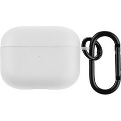 Obal:Me GhostCase Θήκη Σιλικόνης με Γάντζο για Apple AirPods Pro 3 Λευκή