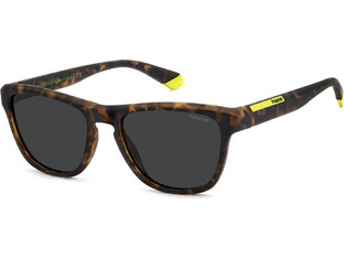 Polaroid Eyewear PLD2168S B0Q Ανδρικά Γυαλιά Ηλίου Τετράγωνα Κοκάλινα Ταρταρούγα με Μαύρο Φακό