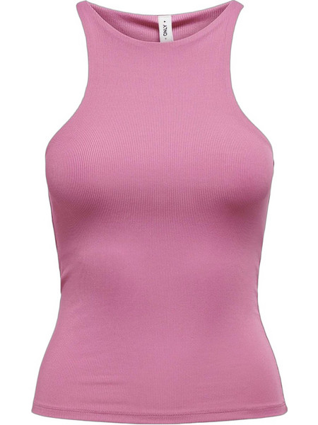 Only Γυναικείο Καλοκαιρινό Top Ριπ Ροζ 1531938417