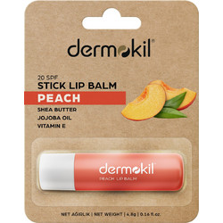 Dermokil Peach Lip Balm με Χρώμα 4.8gr