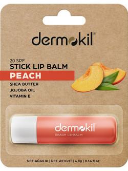 Dermokil Peach Lip Balm με Χρώμα 4.8gr