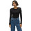 Vero Moda Γυναικείο Χειμερινό Top Ριπ Μαύρο 10300893