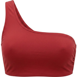 Livia Bikini Top με Έναν Ώμο Μπορντό ECANDA-BOHIMIA-41N73