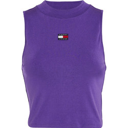 Tommy Hilfiger Γυναικείο Καλοκαιρινό Crop Top Μωβ DW0DW16117-VML
