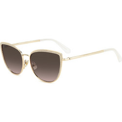 Kate Spade STACI-G-S-J5G Γυναικεία Γυαλιά Ηλίου Πολυγωνικά Μεταλλικά Χρυσά με Καφέ Φακό
