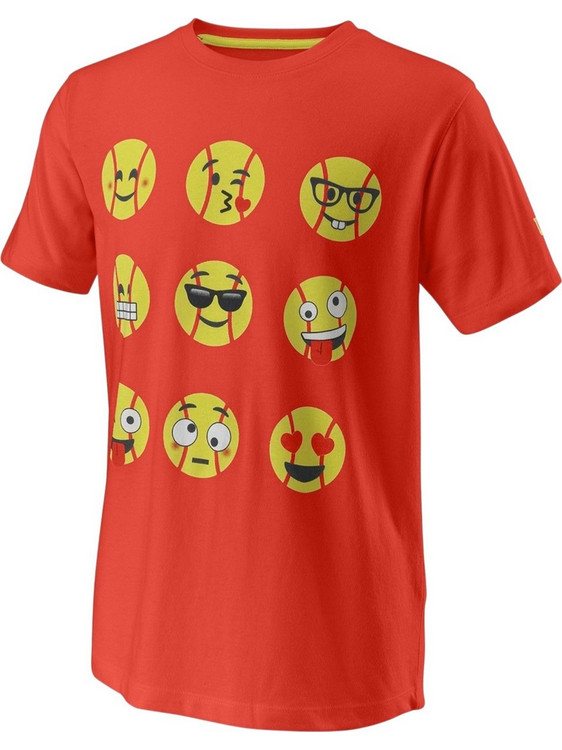 Wilson Fiesta Παιδικό T-Shirt Κοντομάνικο Κόκκινο WRA807403-00