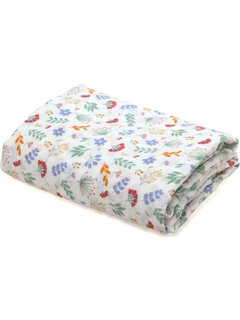 Kiokids Spring Πάνα Αγκαλιάς από Μουσελίνα Λευκή 120x120cm 6427