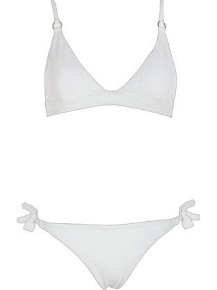Gsecret Bikini Set Τριγωνάκι Λευκό 60611-37571