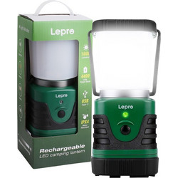 Lepro 3300008 Επαναφορτιζόμενο Φανάρι Led για Camping Αδιάβροχο 10W 1000lm