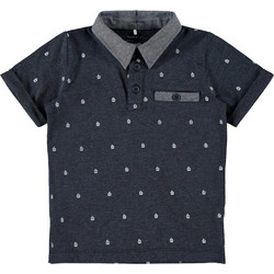 Name It Παιδικό Polo Κοντομάνικο Ανθρακί 13176027