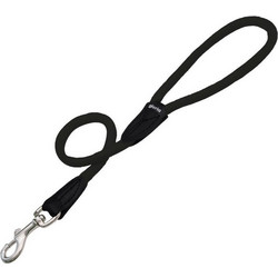 Gloria Pets Rope Λουρί Σκύλου 1.2m x 10mm Μαύρο