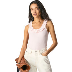 Pepe Jeans Dorina Γυναικείο Καλοκαιρινό Top Ροζ PL505062-315