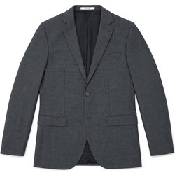 Blend Χειμερινό Ανδρικό Blazer Υφασμάτινο με Κανονική Εφαρμογή Ανθρακί 16098276