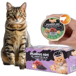 Uniq Pets Delicious Pate with Beef & Plantain Seed 30gr