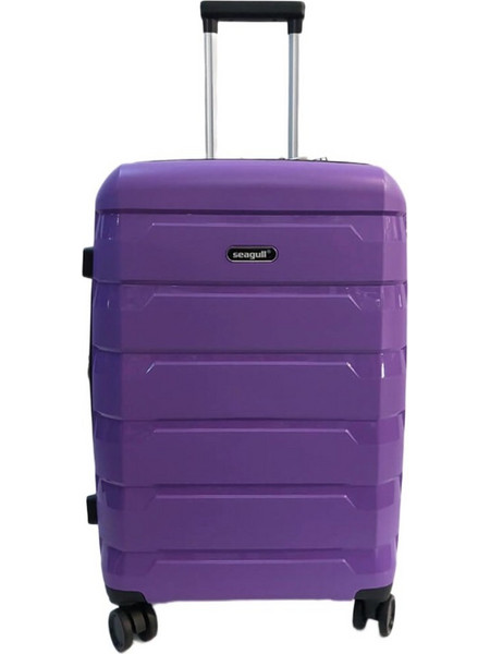 Seagull SG180 Βαλίτσα Μεγάλη 74x48x30cm με 4 Ρόδες Μωβ