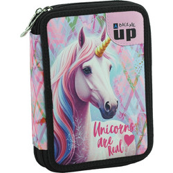 Back Me UP Pastel Unicorn Κασετίνα Γεμάτη με 2 Θήκες Ροζ 357-41100