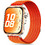 Tech-Protect Nylon Λουράκι Υφασμάτινο Orange (Huawei Watch Fit 3 / 4 / 4 Pro / 5 / 5 Pro)