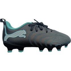 Puma Jr. Future 9 Play FG/AG 109194-02 Παιδικά Ποδοσφαιρικά Παπούτσια με Τάπες Μαύρα Πετρόλ