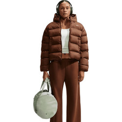 Nike Therma-FIT Γυναικείο Μπουφάν Χειμωνιάτικο Puffer Μακρύ Καφέ IF5931-259