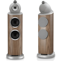 Bowers & Wilkins 803 D5 Ζεύγος Ηχείων Hi-Fi Δαπέδου 50W 3 Δρόμων Light Walnut