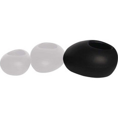 Woodwell Rock Σετ Κασπώ Τσιμεντένια Λευκά Μαύρα 56x43x29cm 3τμχ Ε6320,C2