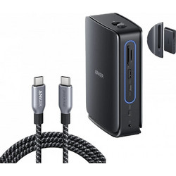 Anker A83C3311 USB-C Docking Station με DisplayPort / HDMI PD Ethernet και Σύνδεση 3 Oθονών