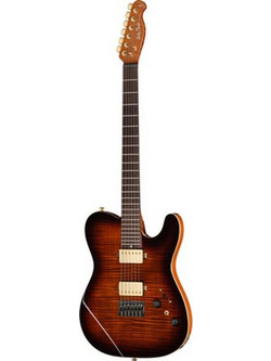 Harley Benton Fusion-T II Ηλεκτρική Κιθάρα T Style με Μαγνήτες HH & Ταστιέρα Maple Flame Bengal Burst